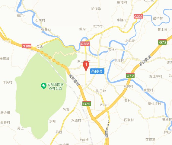 茶陵县最新地图全览