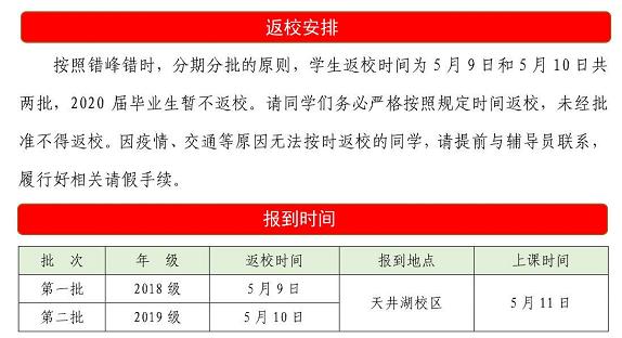 正式返校通知，开启未来学习之旅